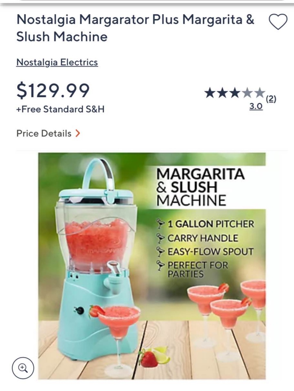 Margaritaville Aqua Portable Margarita & Slush Dispenser
